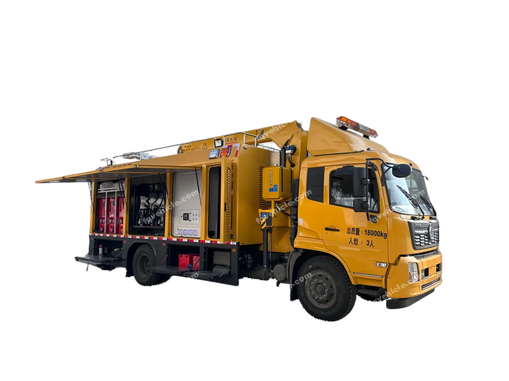 Fengqi rescue vehicle right-front view
