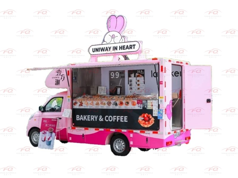 Pink Catering Vehicle