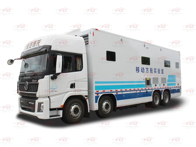 Shacman Delong Mobiles CT-Labor (Container-Modul)
