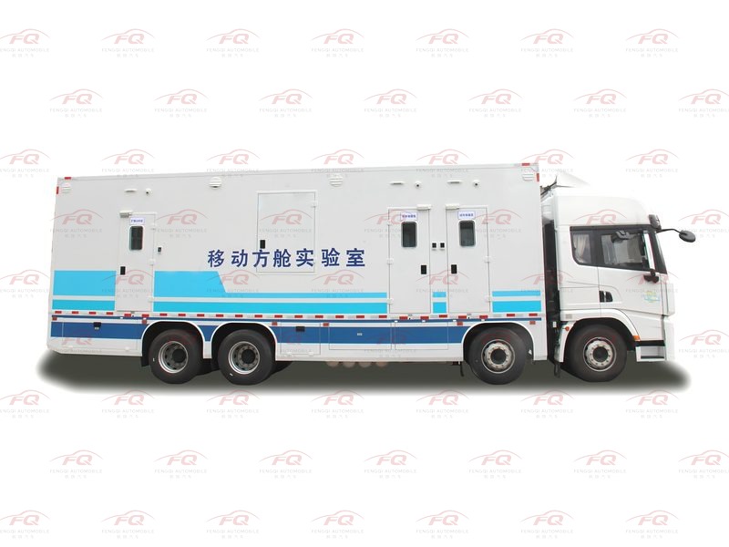 Shacman Delong Mobiles CT-Labor (Container-Modul)