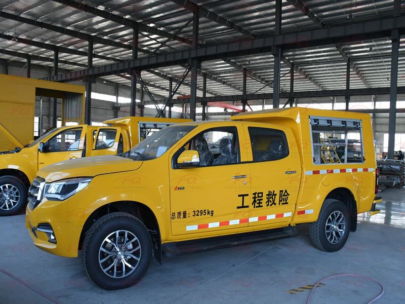 Qingling Isuzu Pickup 4x4 Vehículo de rescate de emergencia
