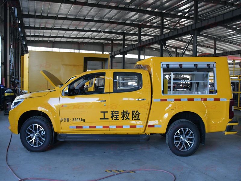 Qingling Isuzu Pickup 4x4 Vehículo de rescate de emergencia