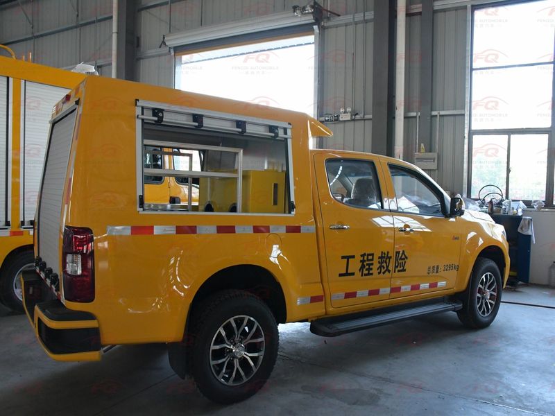 Qingling Isuzu Pickup 4x4 Vehículo de rescate de emergencia