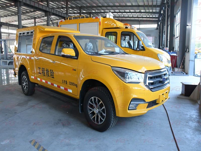 Qingling Isuzu Pickup 4x4 Vehículo de rescate de emergencia