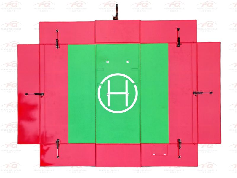 Trailer-type Drone Takeoff and Landing Platform