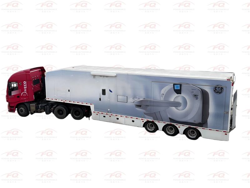 SHACMAN Delong 8x4 Mobile Industrial CT Inspection Shelter