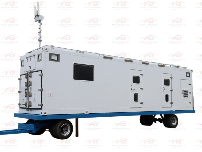 Trailer-Mounted Mobile Oilfield Work Cabin