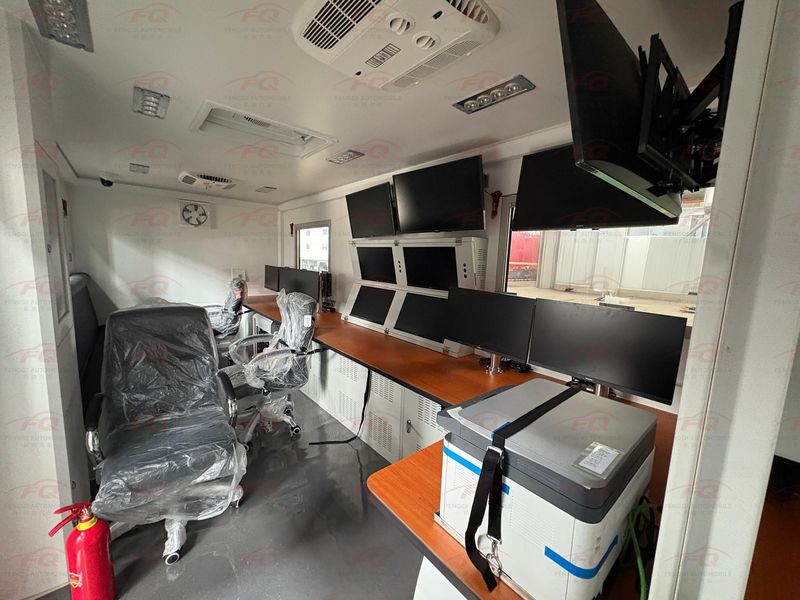Trailer-Mounted Mobile Oilfield Work Cabin
